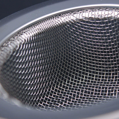 2 Pcs Stainless Steel Kitchen Mesh Silver Sink Strainer Large Wide Rim 4.5" Diameter,Perfect for Kitchen Sinks