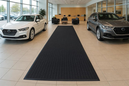 Guardian WaterGuard Indoor/Outdoor Wiper Scraper Floor Mat, Rubber/Nylon, 3'x4', Grey
