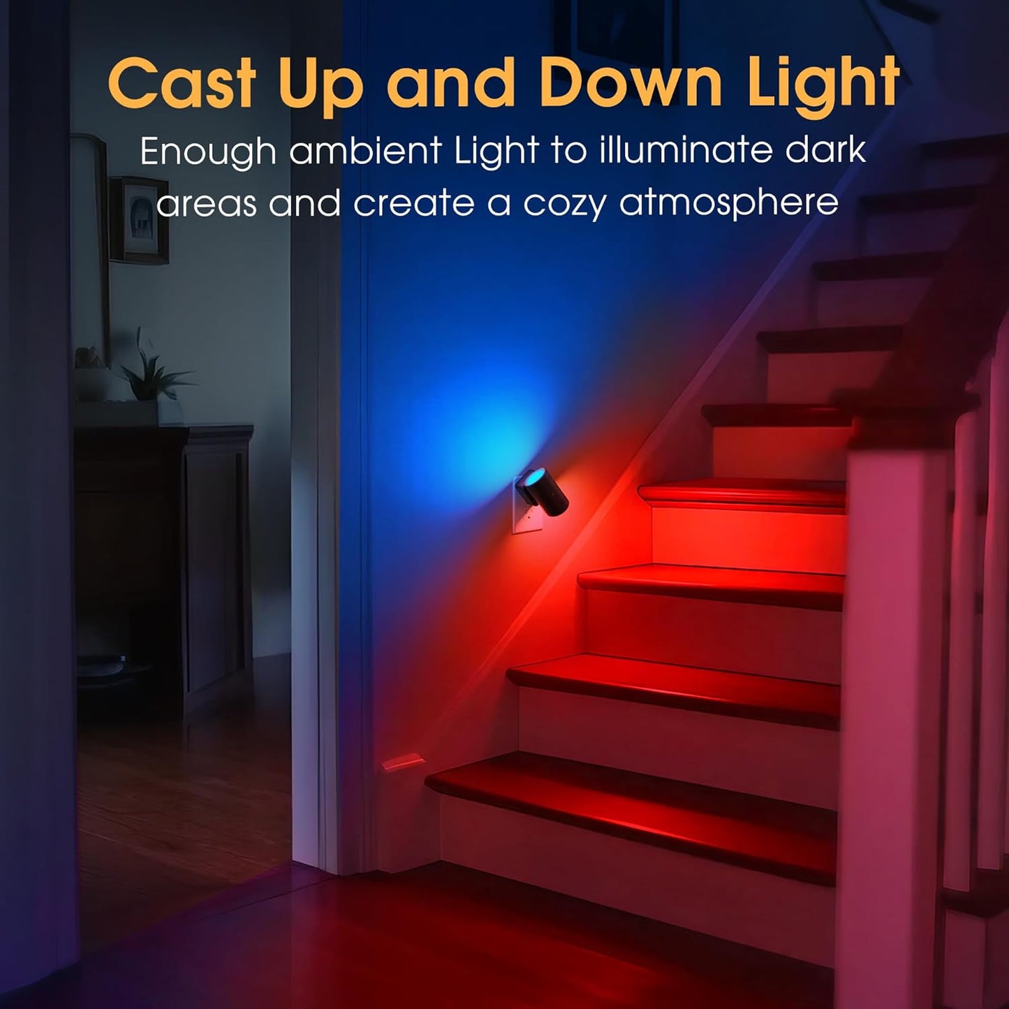 Briignite Motion Sensor Night Light,2 Pack Motion Activated Plug in Night Lights, 0-100LM Dimmable Soft White 3000K, Motion Sensor Light Indoor for Bathroom Hallway Bedroom Stairway Kid Elderly Pet