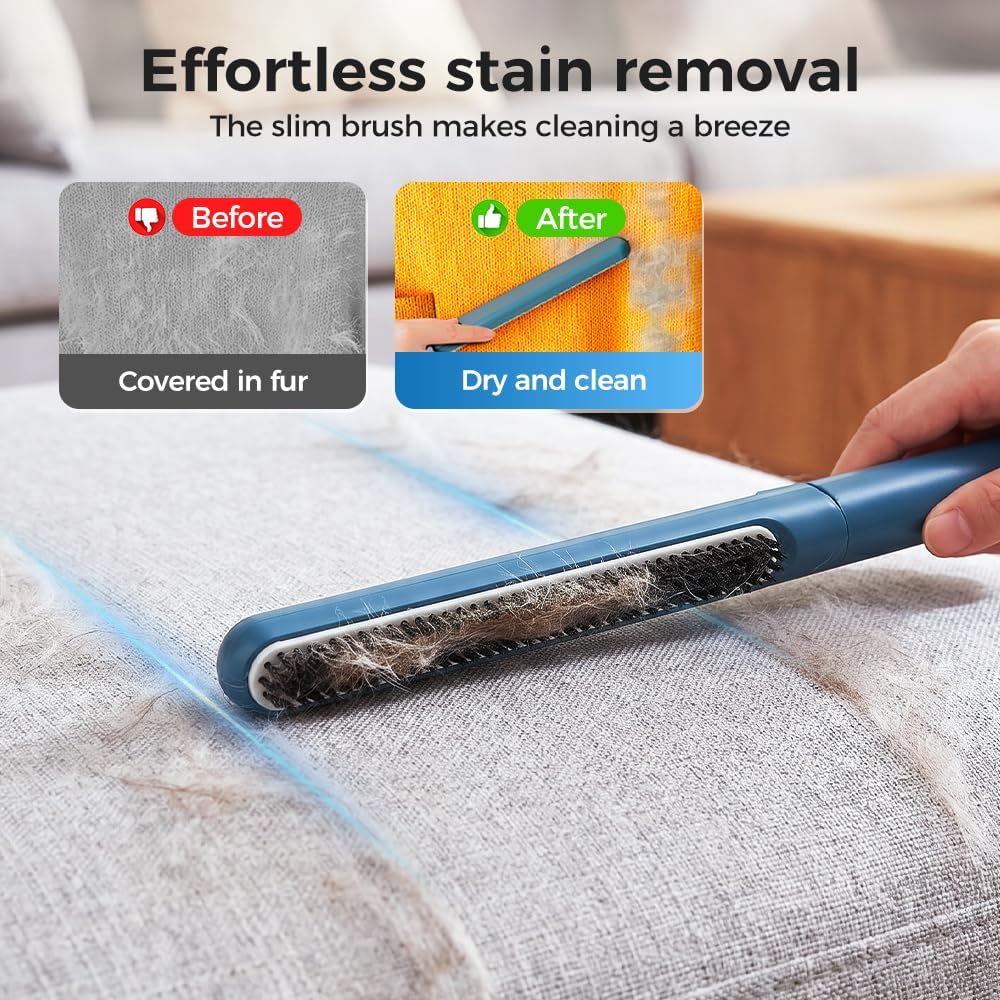 Window Screen Cleaner Tool with Squeegee | 4 in 1 Mesh Screen Cleaner Tool, Detachable Window Cleaning Kit, Multi-Functional Cleaning Brush for Window, Screens, Mesh