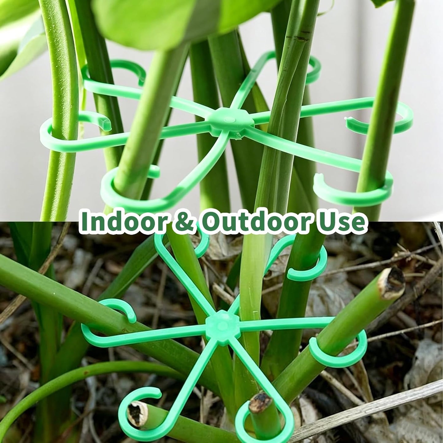 8pcs of Plant Support Holders, Anti-Tipping Frames, Spring RainBranch Fixing Flower Pot Stands, Gardening Flower and Green PlantSupport Structure