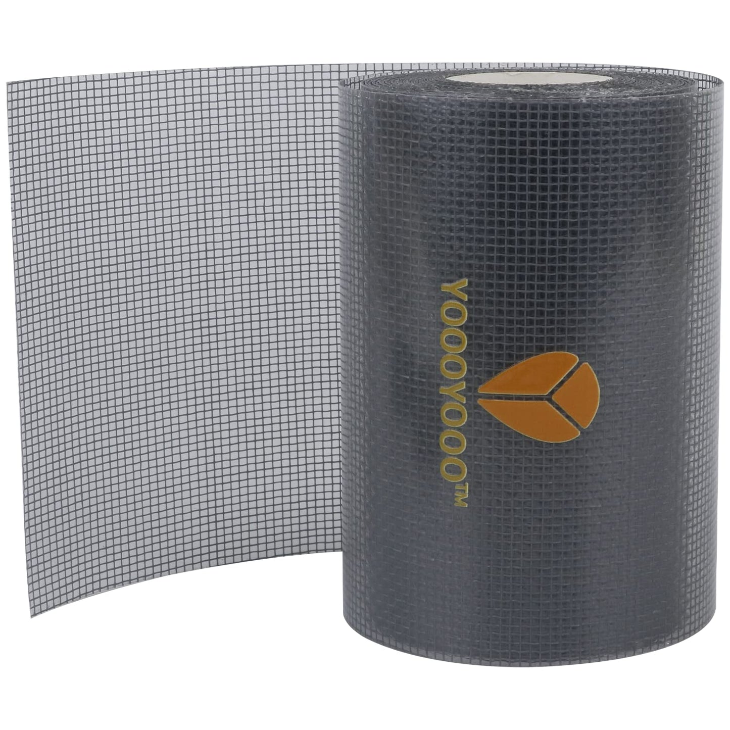 Window Screen Repair Kit, Gray XL(15FT), 3-Layer Strong Adhesive & Waterproof Tape Fiberglass Covering mesh, Repair for Window Screen and Screen Door tears Holes (4inch*15Feet Grey)