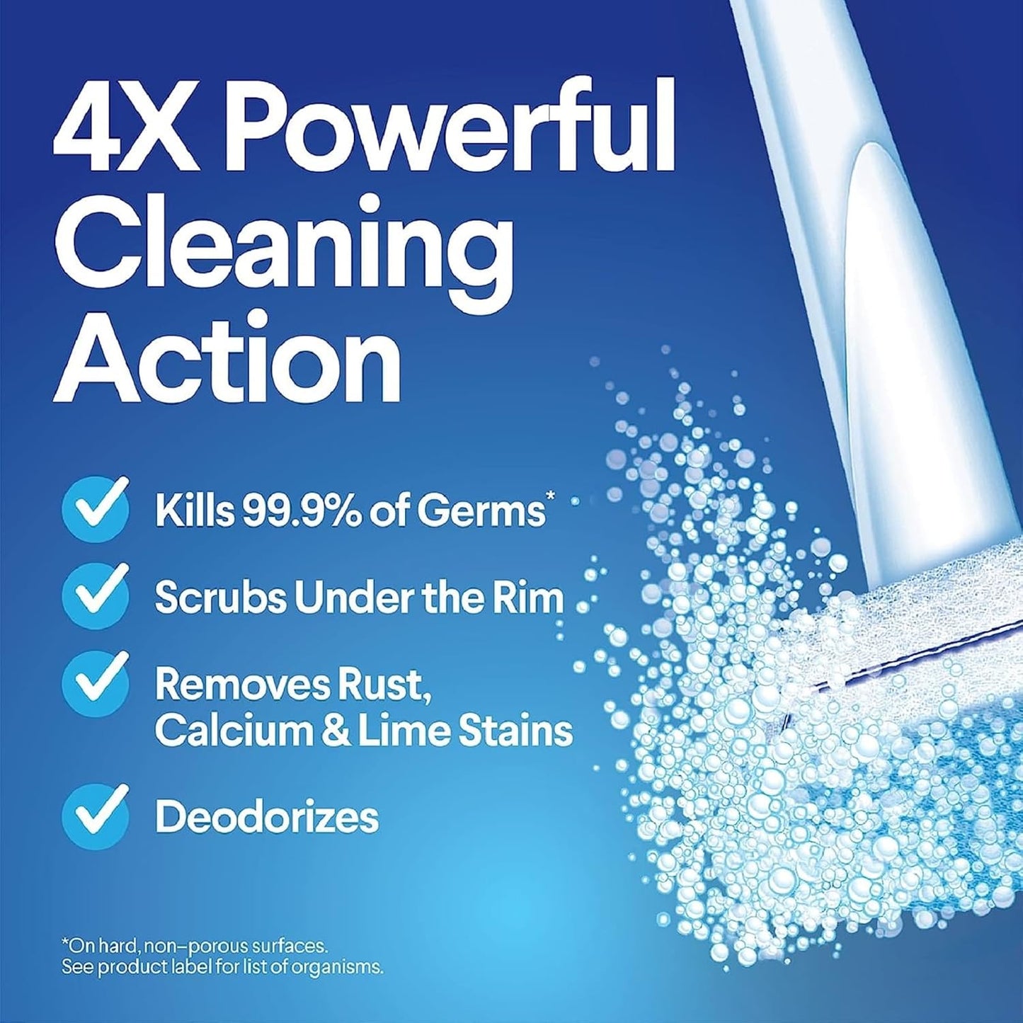 Clorox ToiletWand Disposable Toilet Cleaner Refills, Rainforest Rush Scent, 30 Count, Kills 99.9% of Germs, Touch-Free Toilet Cleaning