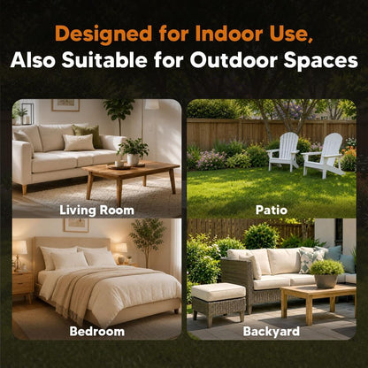 Mosquito Repellent, Mosquitoes Repellent Indoor, Keep Mosquito Away, Covers 120 sq ft of Space,Safe for People and Pets, Perfect for Patio,Bedroom,Garden,Camping-8P
