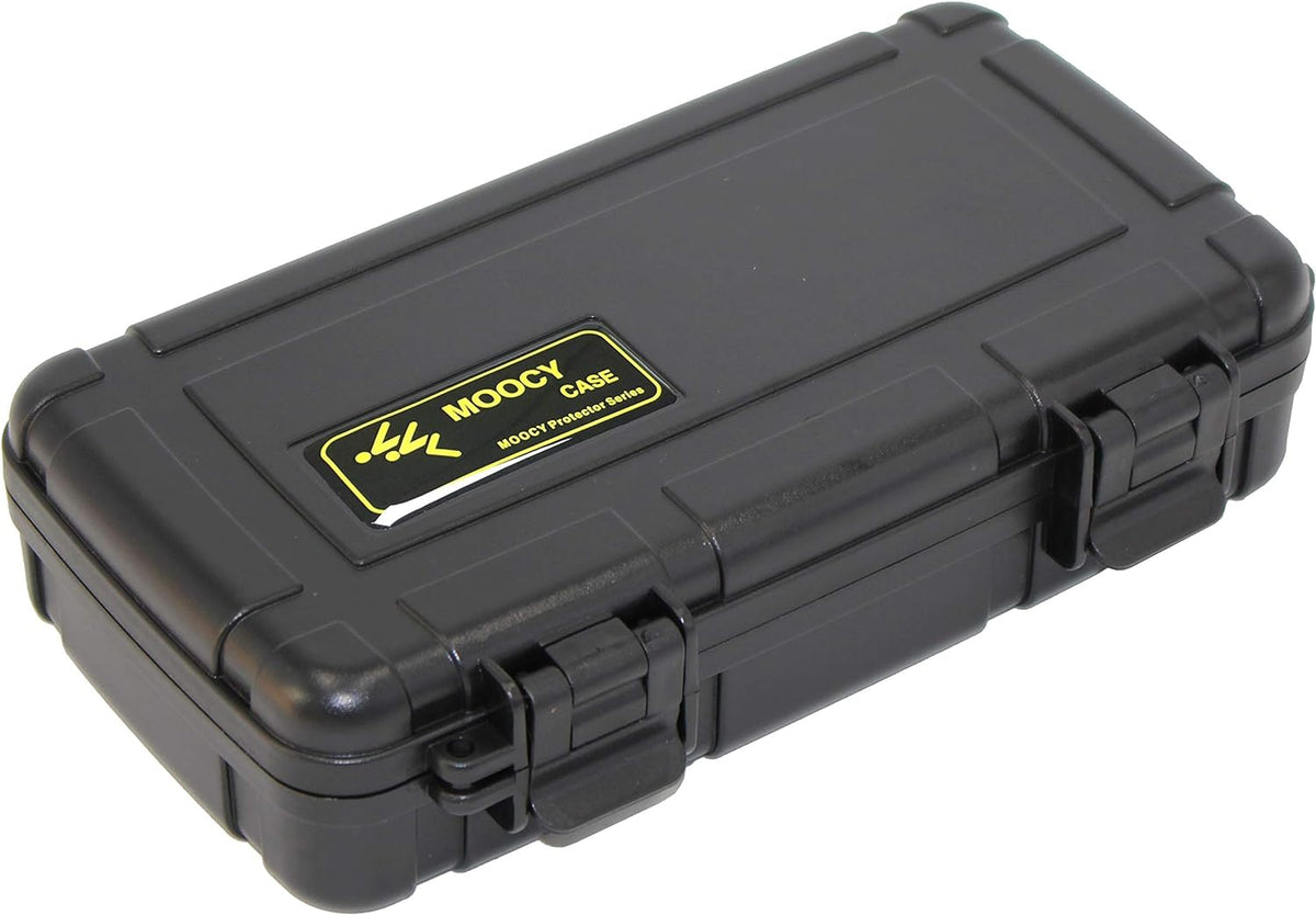 8" Small Hard Case with Pluck Foam Insert, 8.6 x 4.9 x 1.9 Inch - Protective Waterproof Plastic Tiny Box for Storage Medical item, Micro Tools - Lockable, Portable for Travel