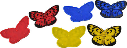 HOME-X 3D Butterfly Screen Patches, Mesh Door Repair Kit, Decorative Patch Set of 3