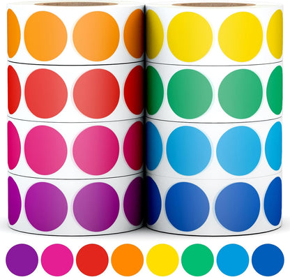 960 Count Home Moving Labels,16 Rolls Different Color Coding Moving Labels for Boxes Stickers + Fragile Moving Stickers + 1 Blank Label Roll for Customized Use
