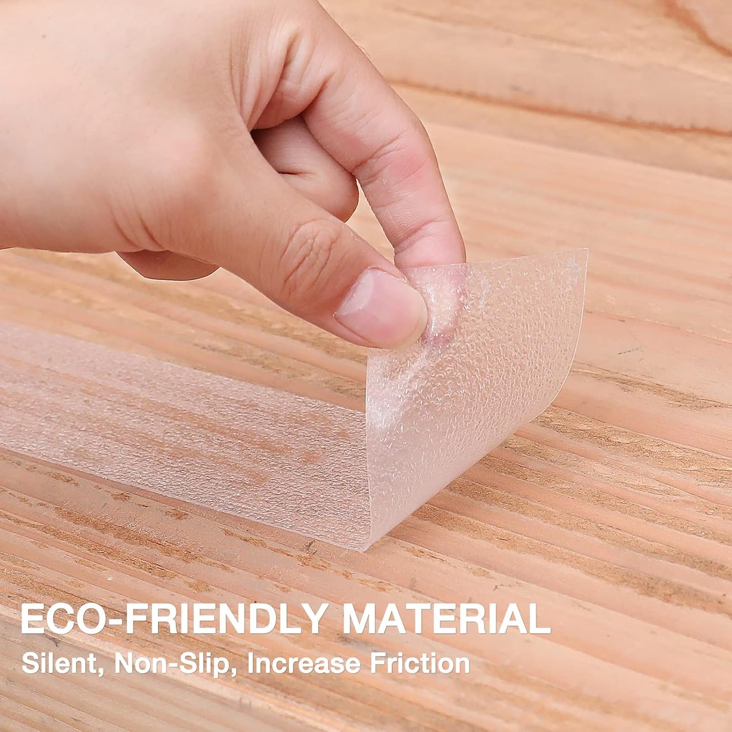 Clear Anti Slip Tape, 2 Inch × 50 Feet Waterproof Grip Tape, Strong Traction Safety Tape for Stairs, Outdoor/Indoor Use (Transparent)