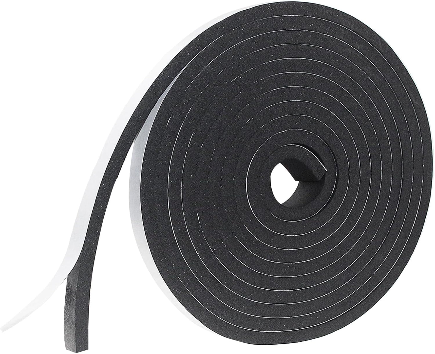 Weather Stripping Door Seal Strip for Doors and Windows, 1In x 1/8In x 33Ft x 2 Roll Foam Insulation Tape Self Adhesive,Sound Proof,Weatherstrip,Pipe Cooling, Air Conditioning Seal Strip - Colors B