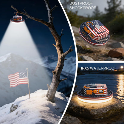 4000LM Flashlight Portable LED Camping Lantern Light 30W with Digital Display and Magnet , IPX5 Waterproof Tent Lights Light for Parents Christmas Gift