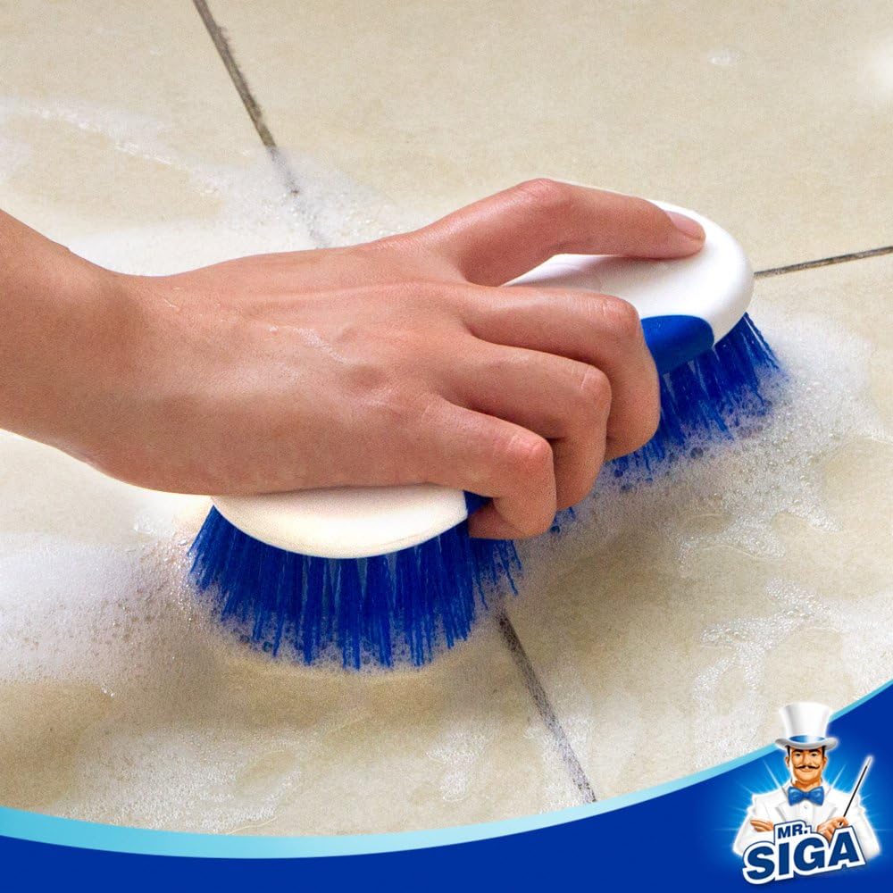 MR.SIGA Multi-Purpose Heavy Duty Scrub Brush - Pack of 2