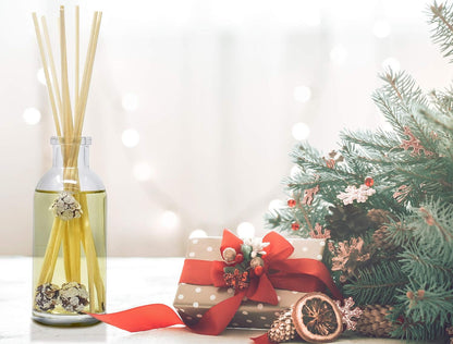 Urban Naturals Smoked Vanilla Reed Diffuser Set with Vanilla Bean, Sandalwood & Leather | Made in the USA - Colors A