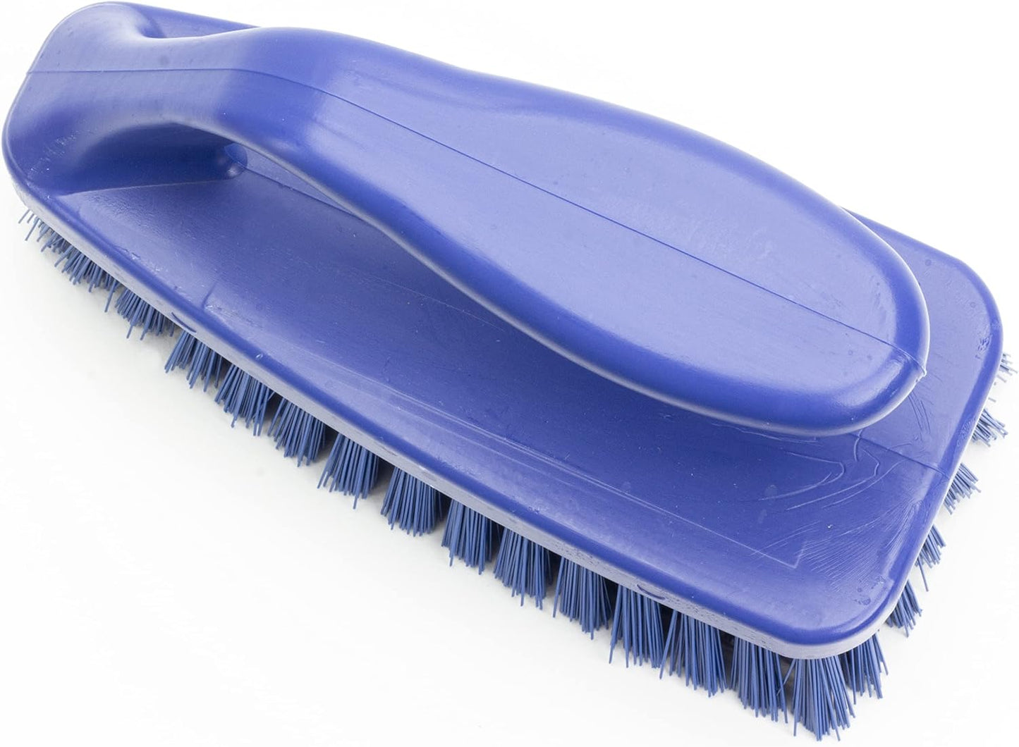 SPARTA Heavy Duty Scrub Brush, Hand Brush with Iron Shape Handle Design for Scrubbing Kitchen Pots and Pans or Bathroom Sink and Shower, 6 Inches, Black, Twin