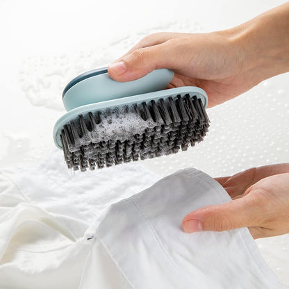Laundry Scrub Brush 2 Pack Soft Bristle Brush Cleaning Brush for Stains Clothes Scrubbing Brush Household Cleaning Tool for Bathroom Countertops Bathtubs