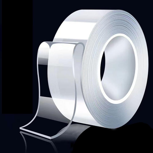 Double Sided Tape Heavy Duty Removable 10FT Clear Nano Tape Adhesive Mounting Tapes for Wall Decor,Hanging Picture, Poster, Carpet, Photo Deco