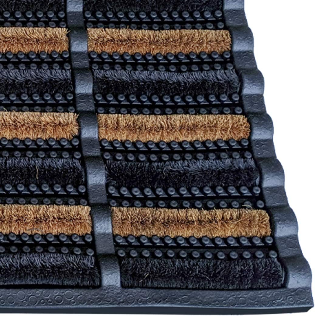 FOOTMATTERS Ninamar Mud Scrubber Tray Mat – 24 x 16 inch