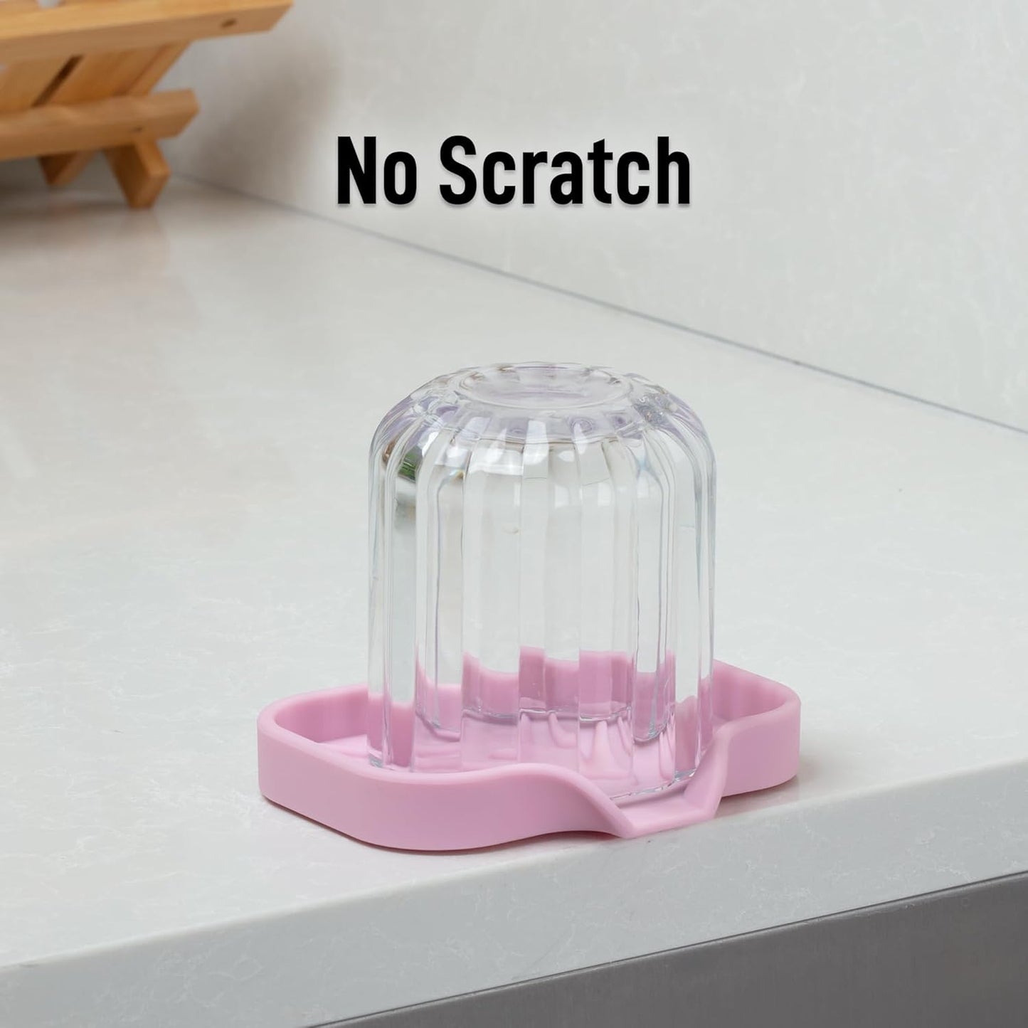 Zulay Kitchen (9x3.5in) Sponge Holder for Kitchen Sink - Flexible Heavy-Duty Multipurpose Sink Caddy - Counter Organizer for Kitchen, Bathroom, Makeup, Trinkets & More! (Grey)