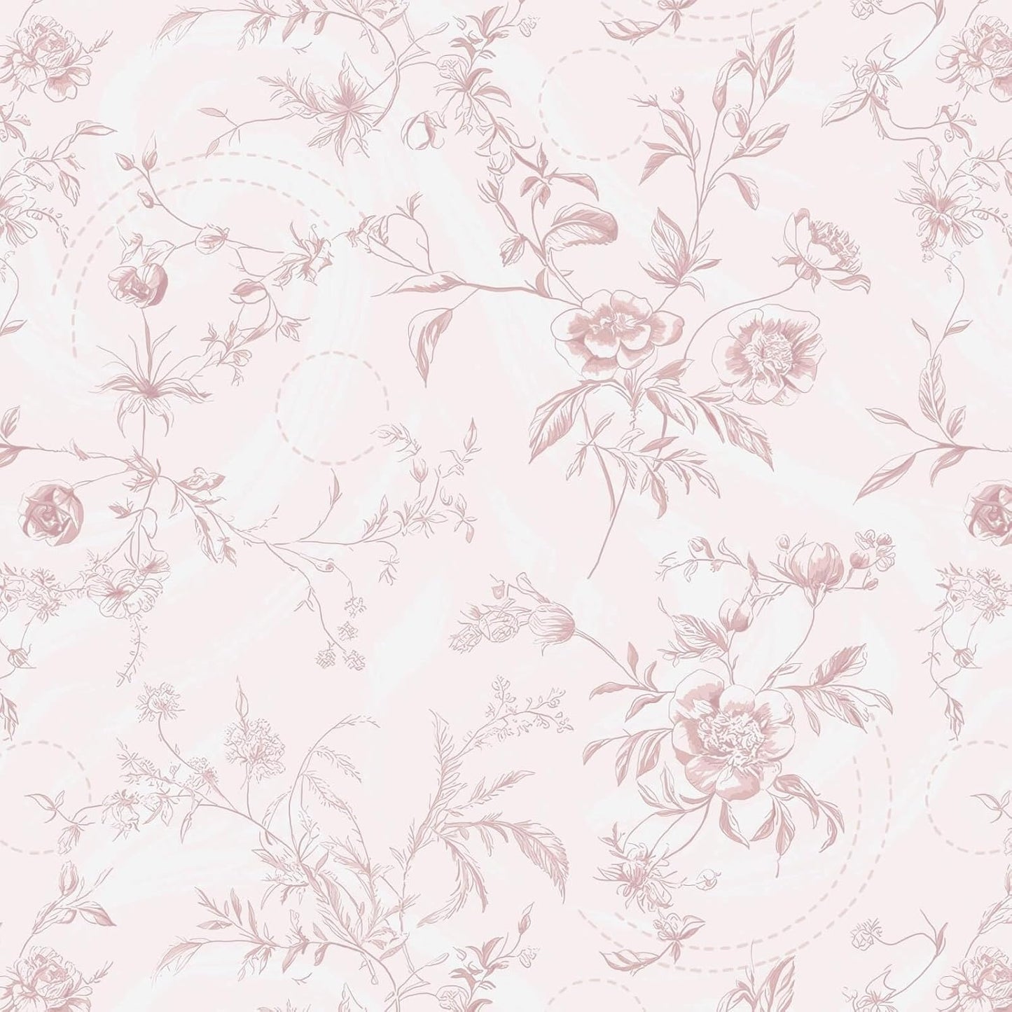 Ismoon Peel and Stick Wallpaper Floral Vintage Stick on Wall Paper Beige French Textured Contact Paper for Cabinet Removable Self Adhesive Wallpaper Vinyl Roll Shelf Deco, 17.3x78.7in