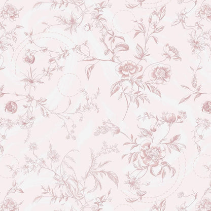 Ismoon Peel and Stick Wallpaper Floral Vintage Stick on Wall Paper Beige French Textured Contact Paper for Cabinet Removable Self Adhesive Wallpaper Vinyl Roll Shelf Deco, 17.3x78.7in