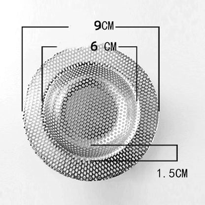 Kitchen Sink Strainer, Stainless Steel Large Wide Sink Strainer Basket Drain Strainer Sink Strainer Basket for Home Kitchen Restaurant (M)