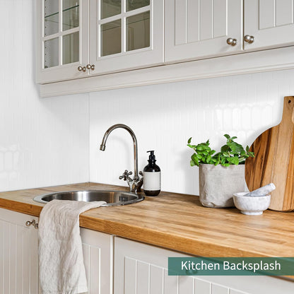 10-Sheet Upgraded Thicker Peel and Stick Kitchen Backsplash Tiles | Waterproof Self-Adhesive Vinyl Wall Tile Stick on Backsplash for Kitchen,Bathroom,Fireplace and RV(Sage Green,12"×12")