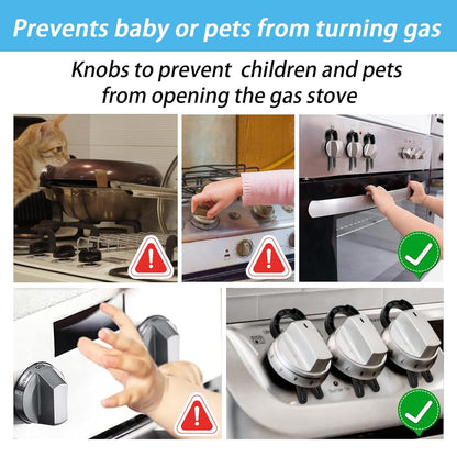 Stove Knob Lock for Child Safety and Proofing,Baby Stove Locks,Gas Stove Knob Locks (5 Pack)