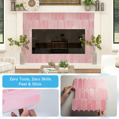 Art3d 12 x 12 Inch Heavy-Duty Peel and Stick Backsplash, Self-adhesive Wall Tiles for Kitchen Bathroom Decor, 10-Pack Dark Green