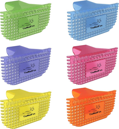 6 Pack Toilet Bowl Freshener Clip, Eco Bowl Clip Air Freshener for Bathroom, Odor Eliminator with Natural Fragrance Oils, Long Lasting Up to 30 Days, Discreet Secure Clip for Toilet Rim