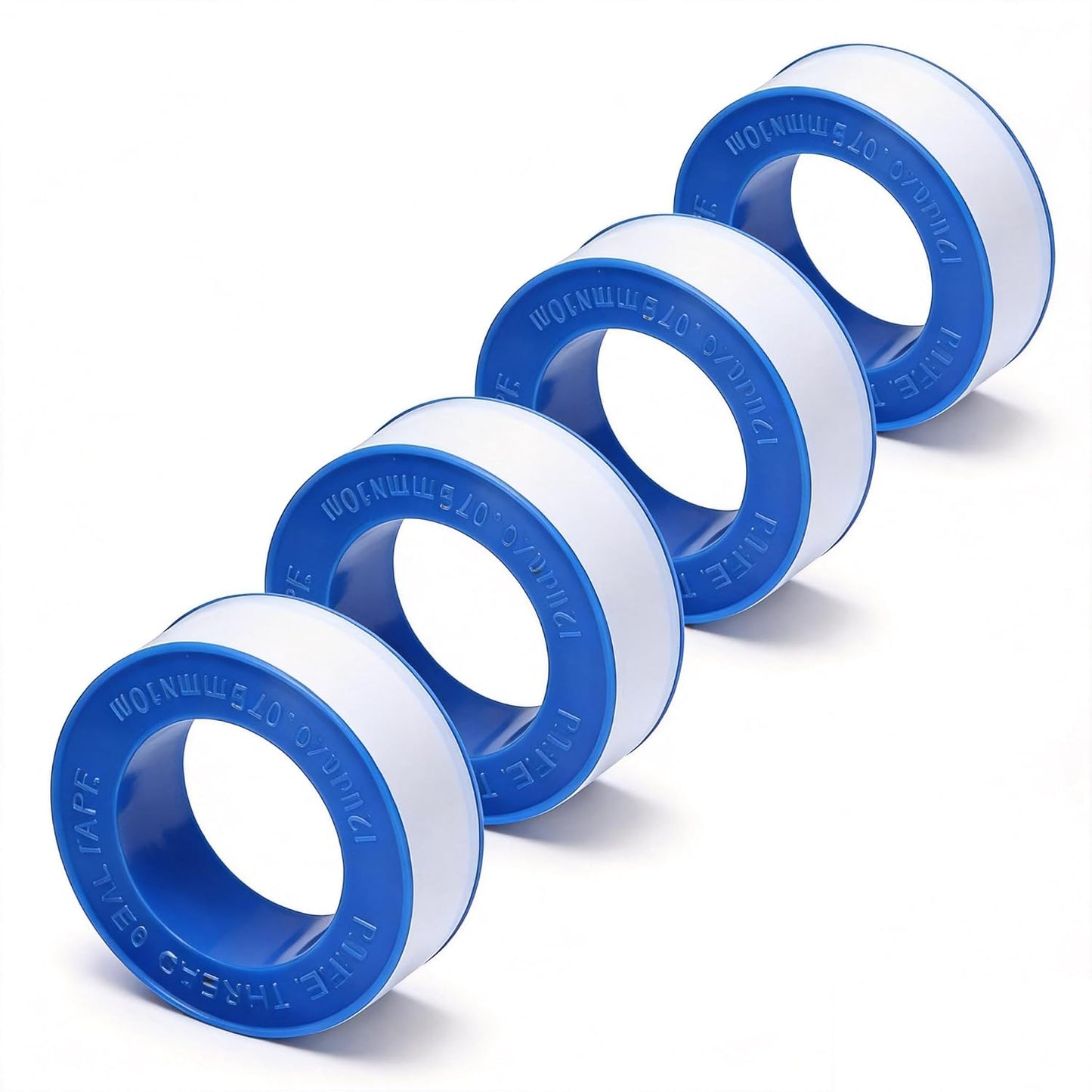 PTFE Plumber Tape 780" per Roll (4 Rolls, 3120" Total) – 50% Longer Than 520" Standard – Teflon Thread Seal Tape for Pipes, Shower Heads, Garden Hoses & Plumbing