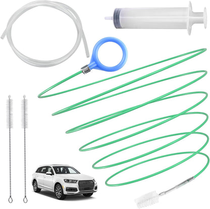 Auto Sunroof Drain Cleaning Tool, 120 Inch Flexible Tube Cleaning Brush, Drain Brush Extra Long Pipe Cleaners for Cars, Car Accessories, Car Sunroof Drain Hole Cleaner for Drains, Sewers, Windshields