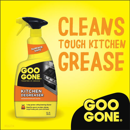 Goo Gone Degreaser - Removes Kitchen Grease, Grime and Baked-on Food - 14 Fl. Oz. - 2047
