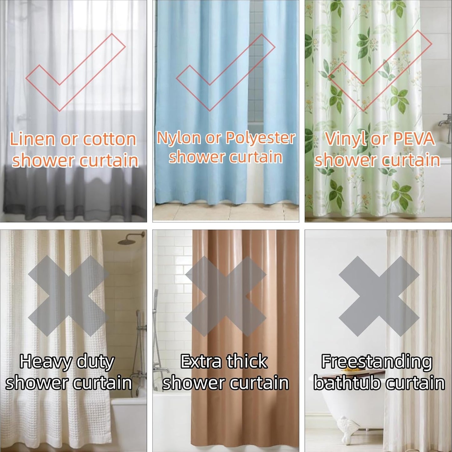 2-in-1 Magnetic Shower Curtain Clips with Squeegee, Pack of 2 – No-Drill Adhesive Wall-Mounted Holder, Keeps Curtain from Blowing Open, Streak-Free Wiper for Glass Door, Stop Water Splash on Floor