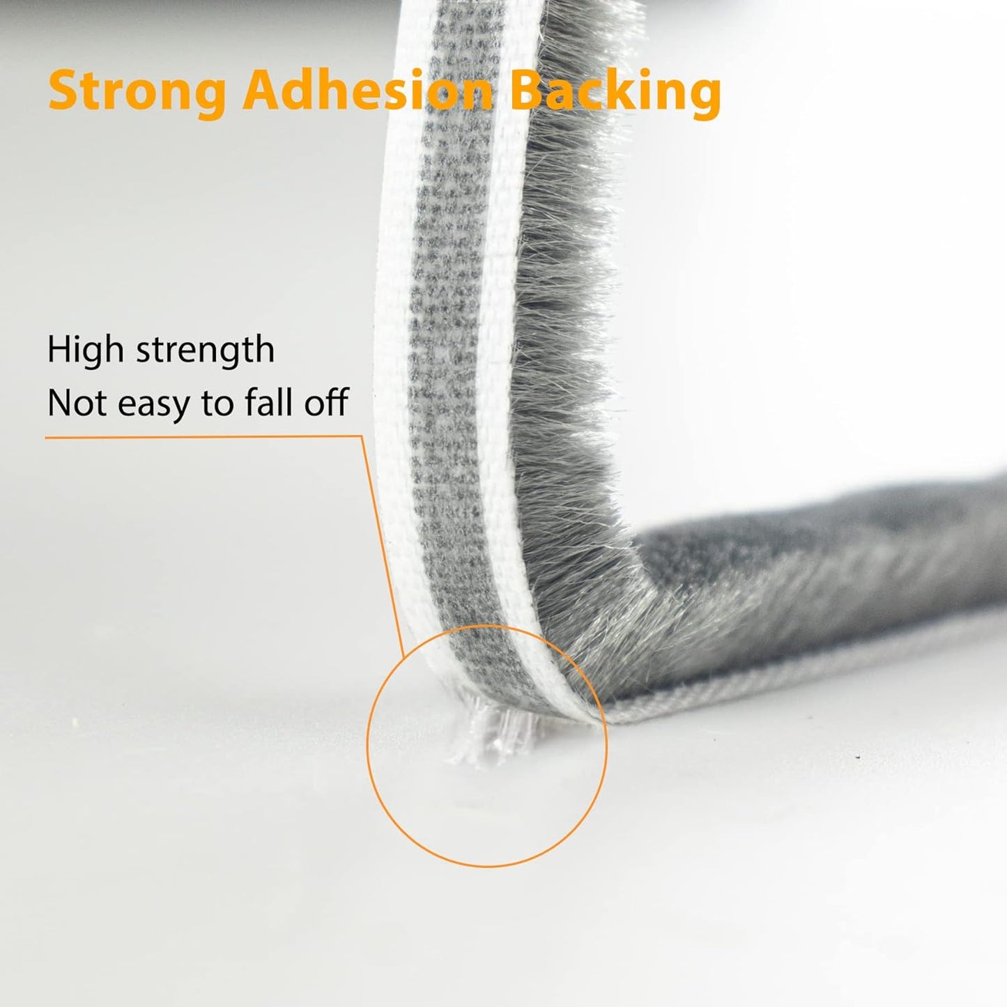 Bruiefpap 39.4FT Weather Stripping for Doors and Windows, Self-Adhesive Soundproofing Door Seal, Door Insulation for Sliding, Exterior, Frames and Front, 0.35'' Wide x 0.35'' Thick, Grey