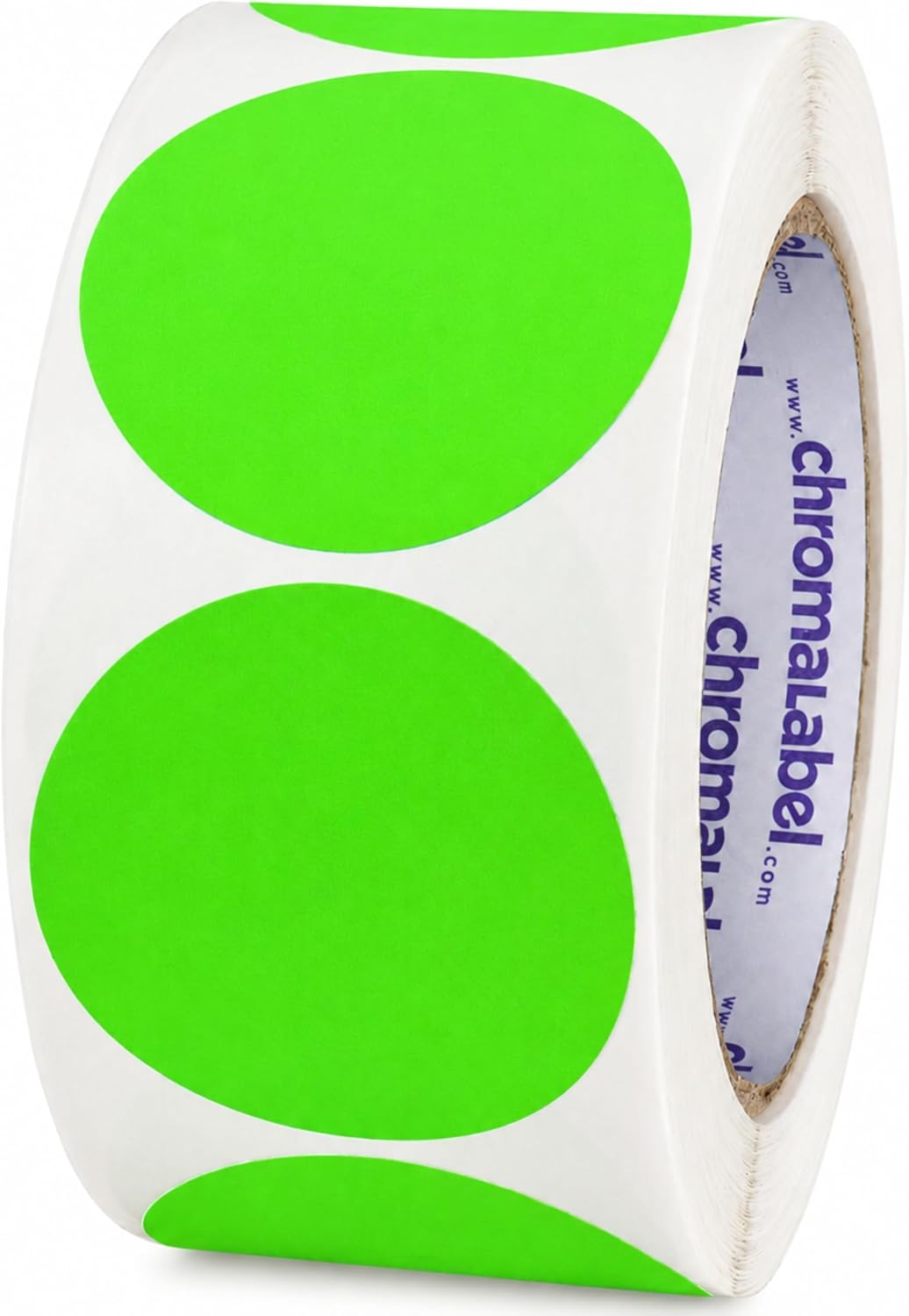 ChromaLabel 2 inch Color-Code Dot Labels | 500/Roll (Yellow)