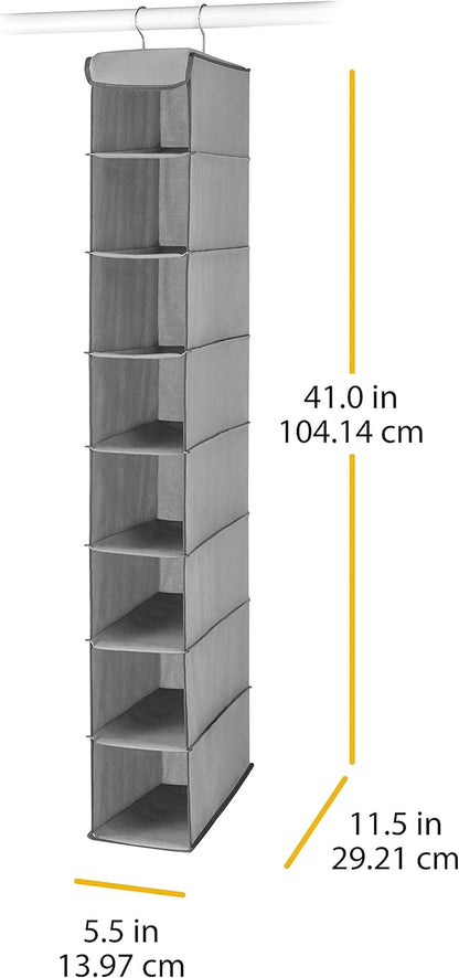Whitmor Hanging Shoe Shelves - Crosshatch Gray