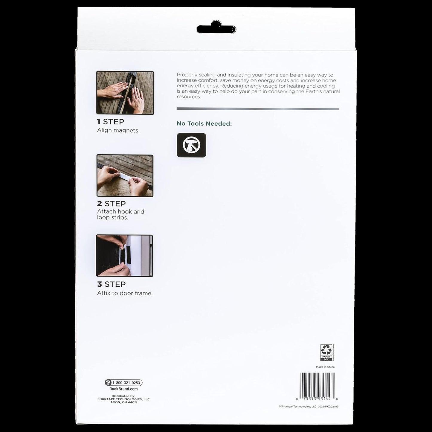 Duck Brand Hands-Free Magnetic Screen Door for Standard Width Door - Mesh Patio Door and Bug Screen with Magnets - 39 x 86 Inches, Black
