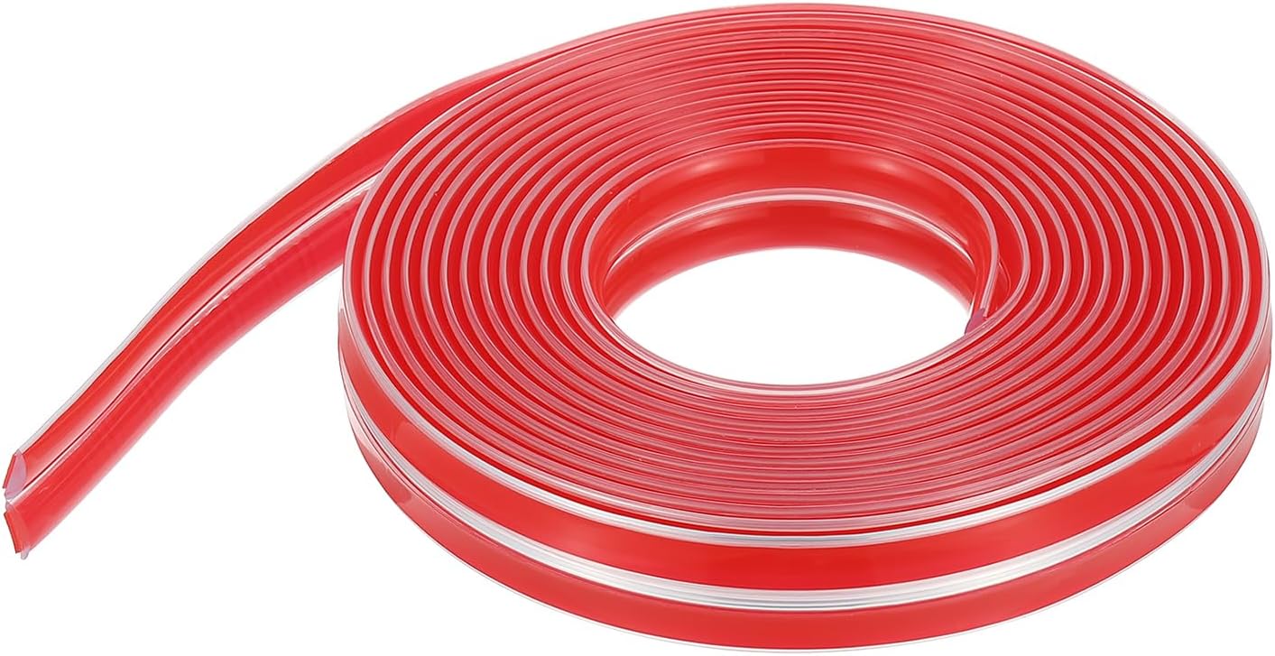 PATIKIL Edge Protector Strip, 0.79IN x 6.6FT Children Proofing Silicone Soft Clear Corner Protectors Pre-Taped Strong Adhesive for Cabinets Tables Drawers