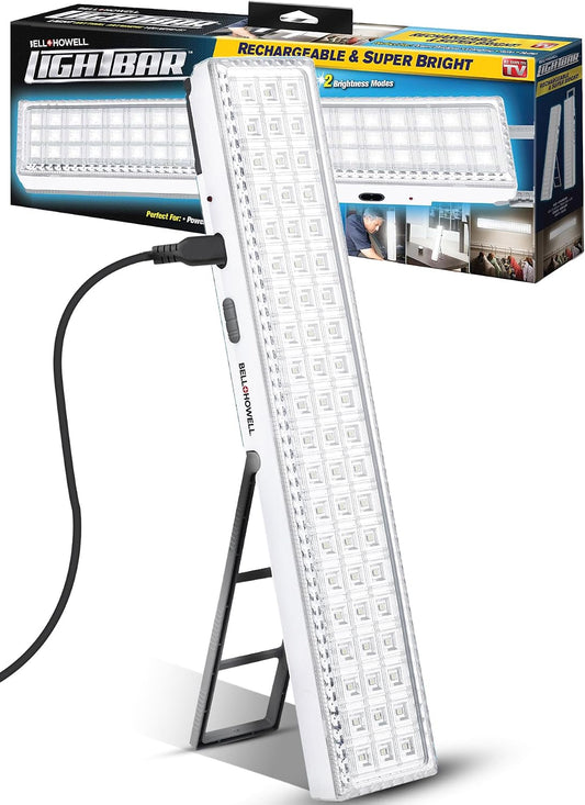 Bell+Howell Portable Light Bar, Rechargeable Lights for Home, Emergency Lights for Home Power Failure, Rechargeable Light Bar, Lámparas Recargables para Apagones, 720-Lumens, As Seen on TV