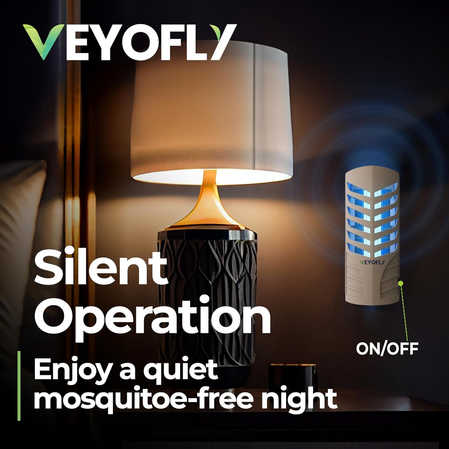 VEYOFLY Fruit Fly Traps for Indoors (2 Device + 6 Refills), Gnat Trap Indoor Plug in, Bug Traps, Flying Insect Trap, Gnat Traps for House Indoor, Fly Trap Indoor for Home Bug Light, Gnats Catcher