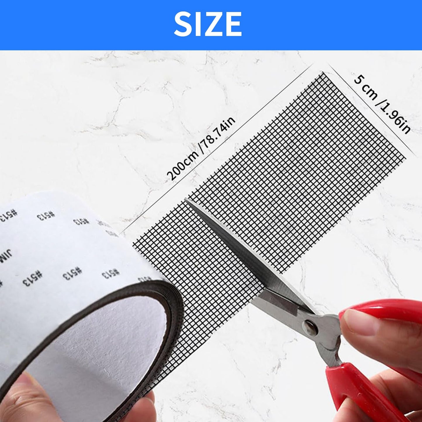 Benksaas Strong Adhesive Screen Repair Tape, 2025 Upgrade Screen Repair Kit Window Screen Repair Tape, Household Self-Adhesive Screen Tape Mesh Window Repair Patch for Doors, Windows (3 Colors)