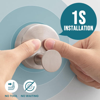 TAILI Suction Cup Razor Holder in Shower 2 Pack, Towel, Loofah, Shaver Holder for Bathroom Wall, Powerful Suction Cup Shower Hooks, Easy to Install and Reuse, White