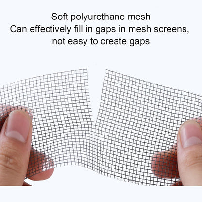 Window Screen Repair Tape, 80mmx9.15m Heavy Duty Screen Repair Kit Transparent Self Adhesive Mesh Screen Repair Patch for Window Screen and Screen Door Tears Holes (Gray)