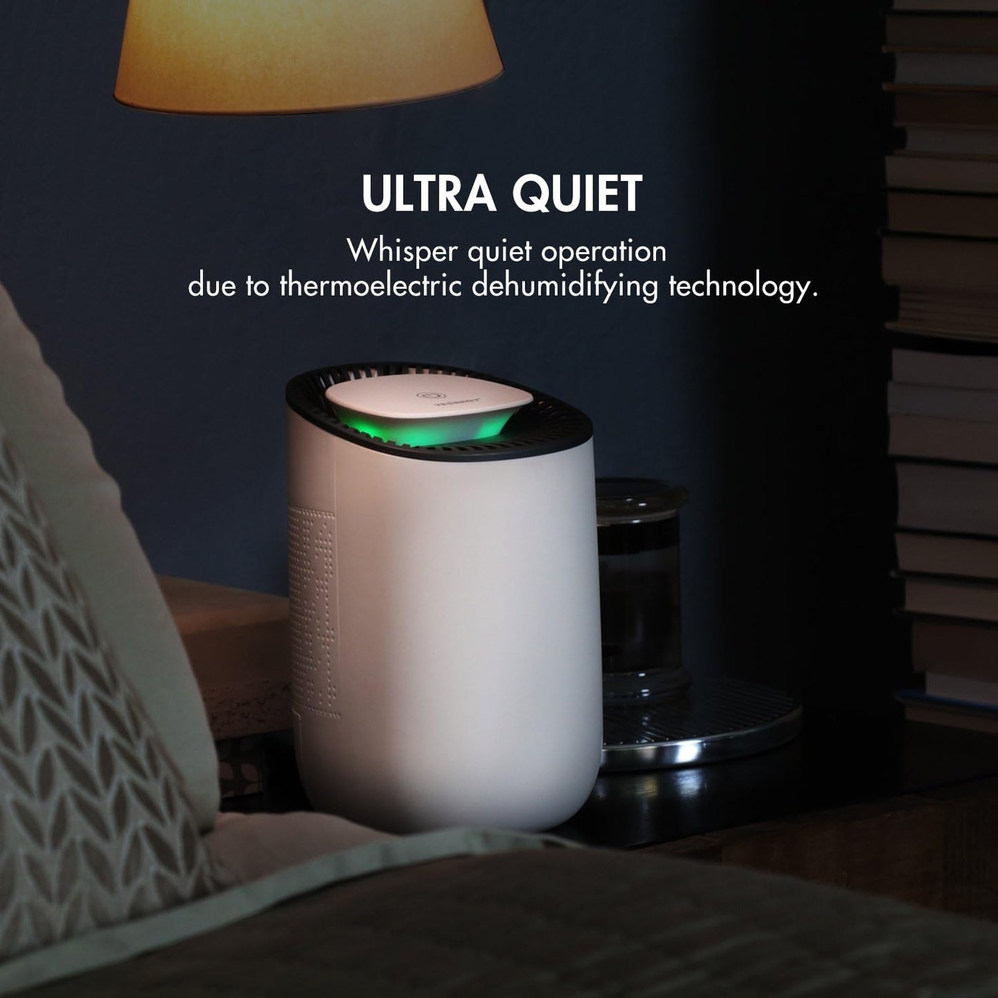Tenergy Sorbi Mini Dehumidifier, Auto Shut-Off, Ultra Quiet Small Dehumidifier with LED Indicator, Mini Dehumidifier for Bathroom, Small Spaces, Closets, Small Bedroom, Office