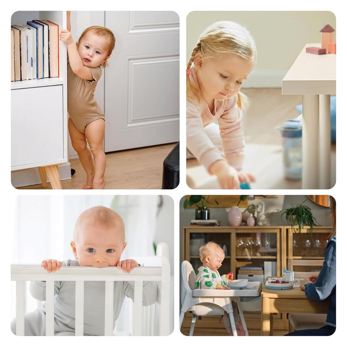 Furniture Edge Protector for Baby - Plastic Crib Protector from Chewing - CPC Certified, CPSC Tested, LFGB Food Grade (78.74 * 1.97in)