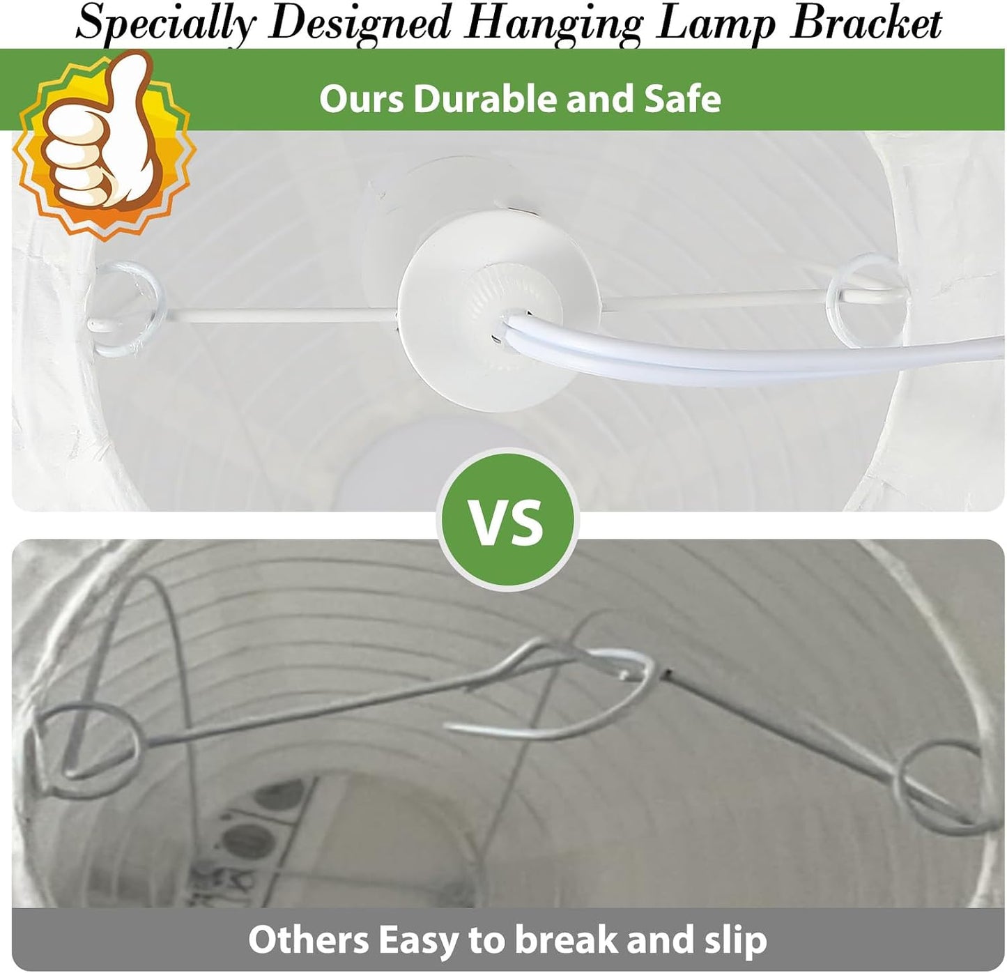 Paper Lantern Lamp Plug in Hanging Lamp 23.6in Off-White Rice Paper Pendant Light with 19.7FT Cord Large Globe Japanese Japandi Wabi Sabi Chandelier for Dining Living Room Bedroom 1 Pack