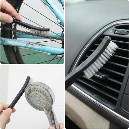8 Pcs Small Cleaning Brushes, Double-Ended Jewelry Cleaning Brush Soft Nylon Bristles Detailing Crevice Brush Multifunctional Mini Gap Brushes for Jewelry Kitchen Sink Bathroom Corner Cars Small Space