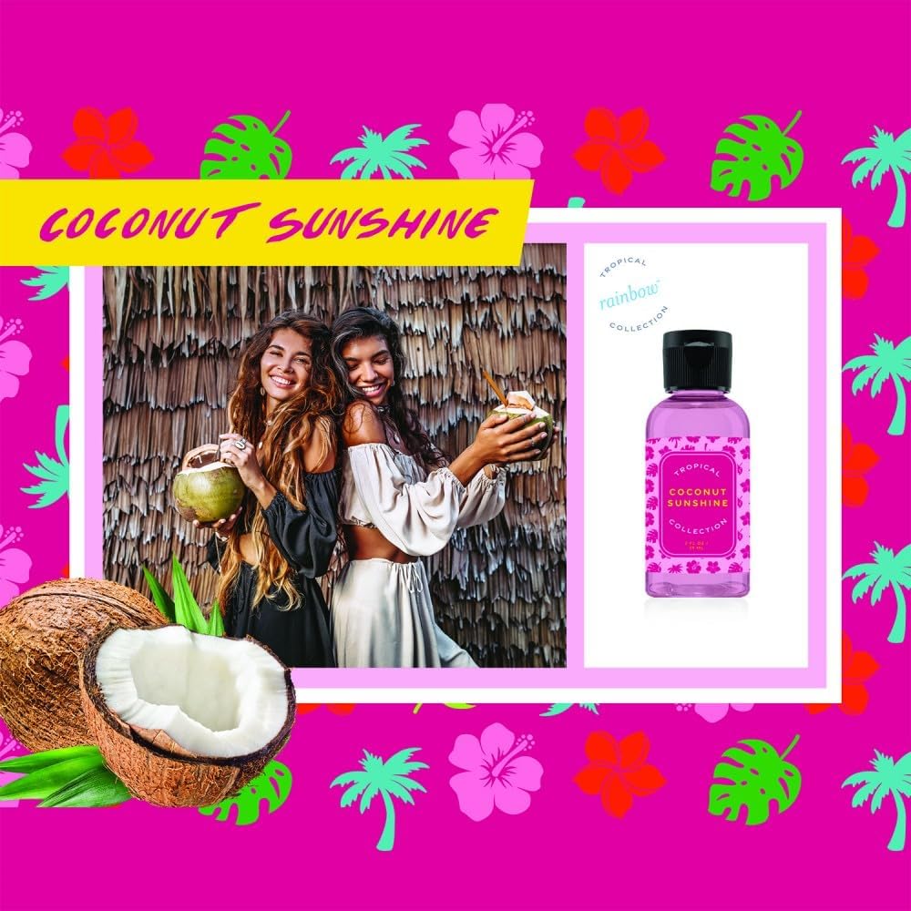 Rainbow and RainMate Eucalyptus Fragrance, Air Freshener (Pack) | 4-Pack, 2 oz Bottles