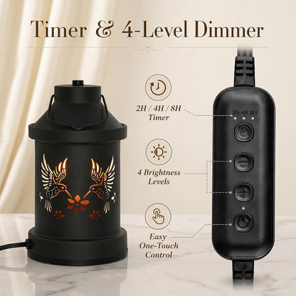 Eandisom Hummingbird Candle Warmer Lamp Timer - Birthday Gifts for Women