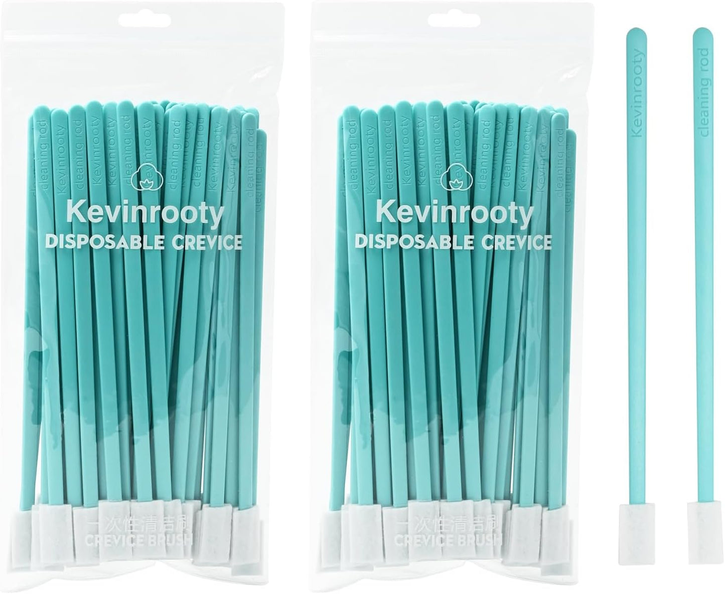 30PCS Crevice Cleaning Brush Tool Kit - Disposable Toilet Brush & Seat Cleaner (Blue)