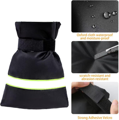 2-Packs Outdoor Faucet Covers for Winter – Thickened Anti-Freeze Protection Socks with Reflective Strip, Waterproof Insulated Spigot Cover, Reusable Frost Guard for Garden & Yard Faucets (2PCS)